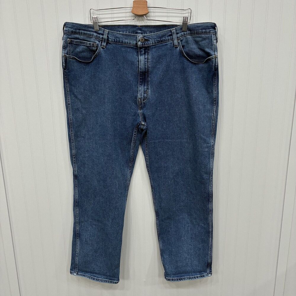 Levis Workwear 545 Athletic Fit Utility Jeans Mens W44 L30 Blue Denim Jeans